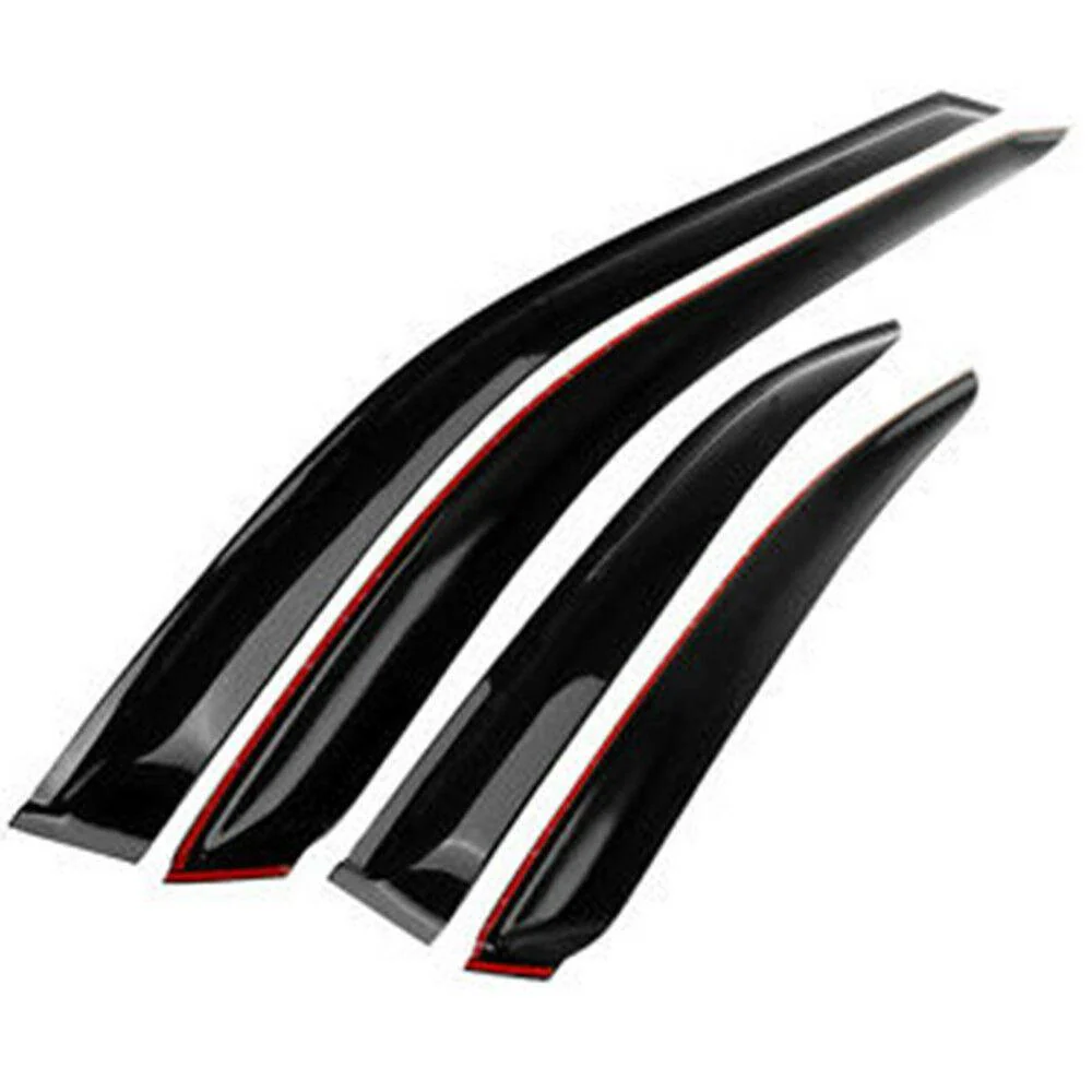 Fit 2018-21 Subaru Impreza Sedan Out-Channel Vent Window Visors Rain Sun Wind Guards Shade Deflectors - Image 6