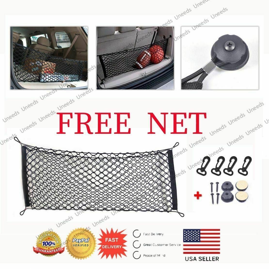 Fits 2019-2020 Toyota RAV4 Luggage Rear Trunk Retractable Tonneau Cargo Cover and Free Net (Black) - Image 10