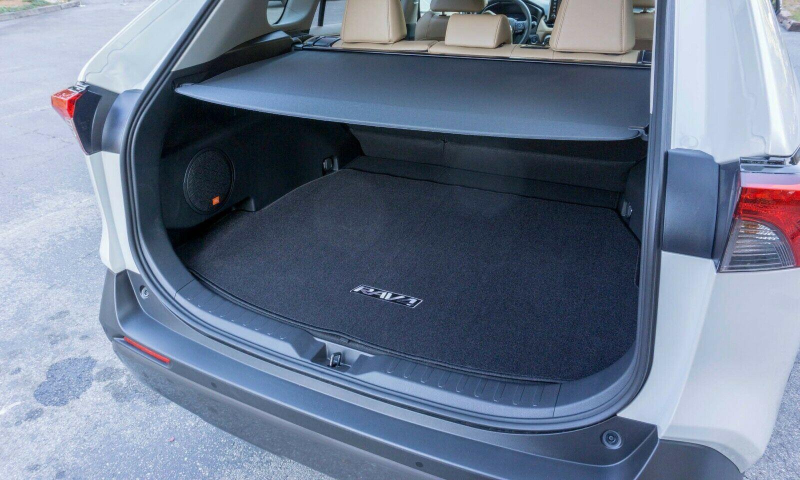 Fits 2019-2020 Toyota RAV4 Luggage Rear Trunk Retractable Tonneau Cargo Cover and Free Net (Black) - Image 4