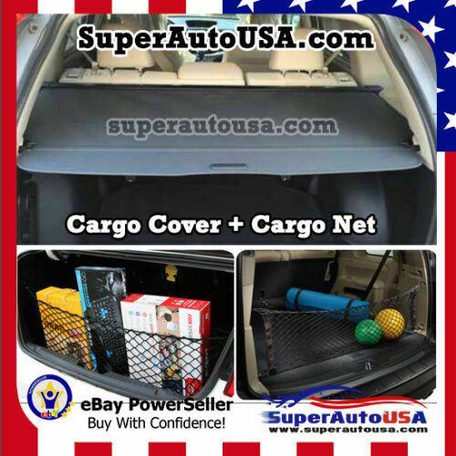 Fits 2019-2020 Toyota RAV4 Luggage Rear Trunk Retractable Tonneau Cargo Cover and Free Net (Black) - Image 9