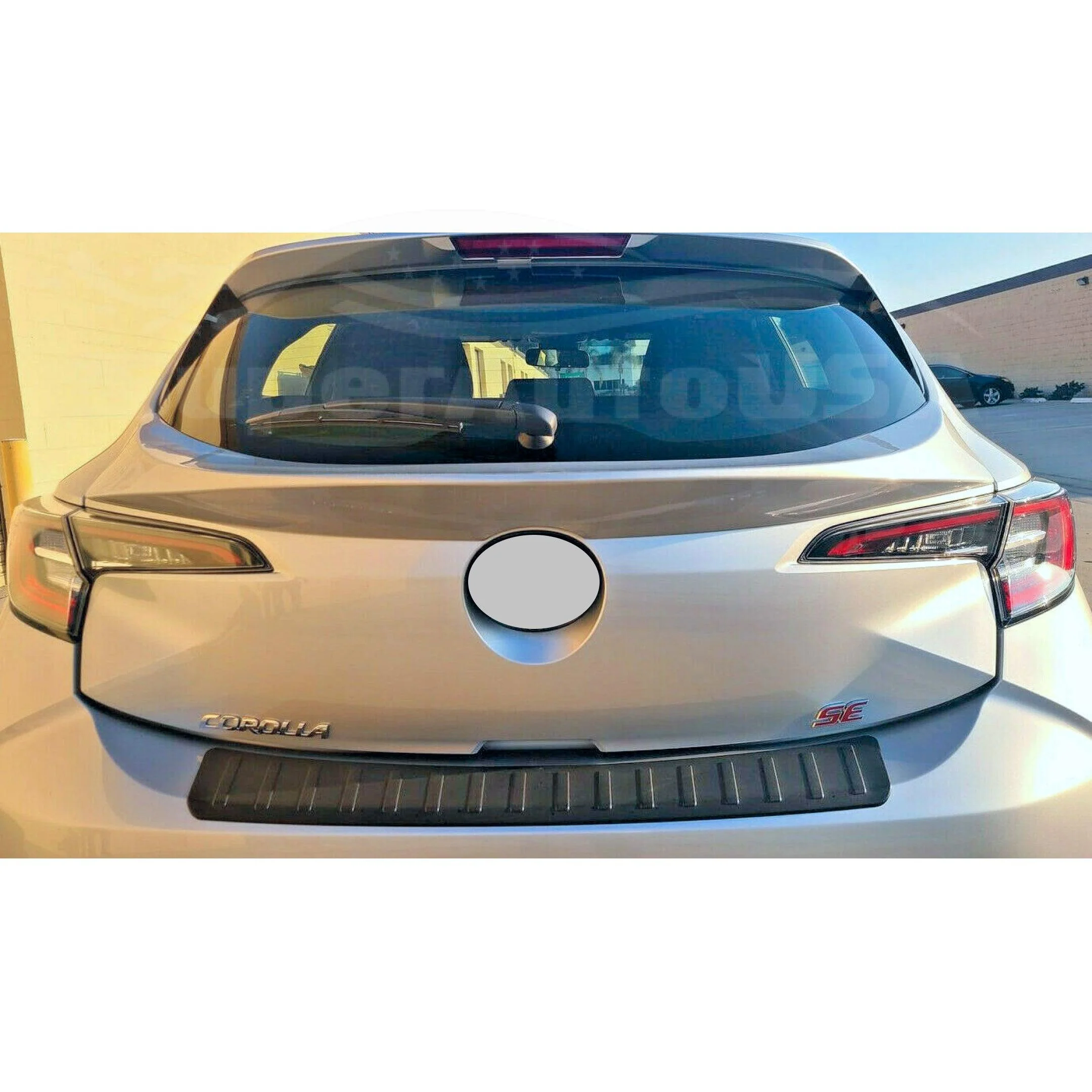 2019-2022 Toyota Corolla Hatchback - Rear Middle Trunk Spoiler - Unpainted / Matte Black - Image 3