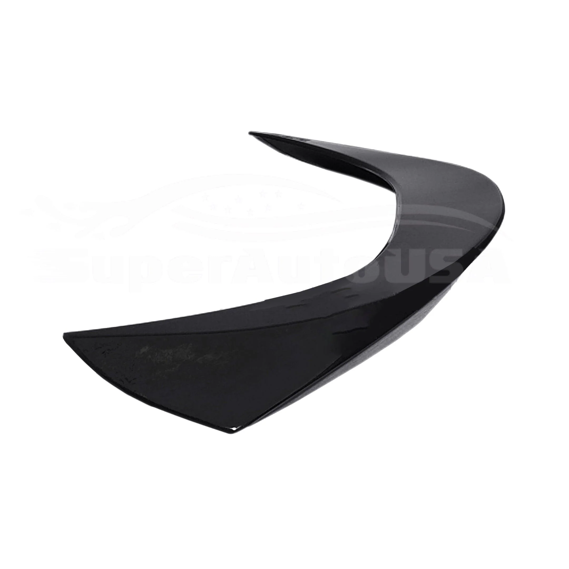 2019-2022 Toyota Corolla Hatchback - Rear Middle Trunk Spoiler - Unpainted / Matte Black - Image 4