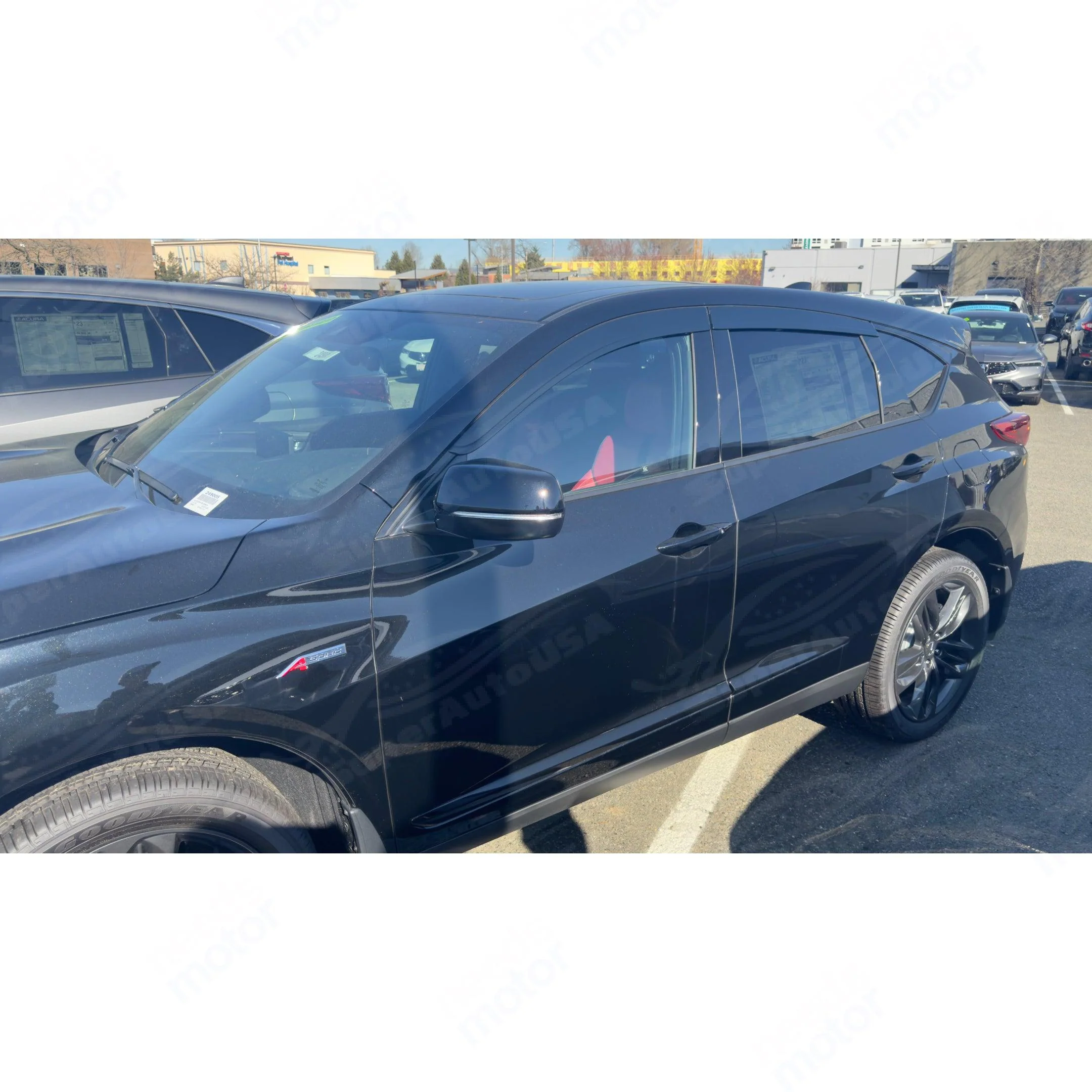 Fit 2019-2024 Acura RDX Window Vent Visors Rain Sun Wind Guards Shade Deflectors - Image 15