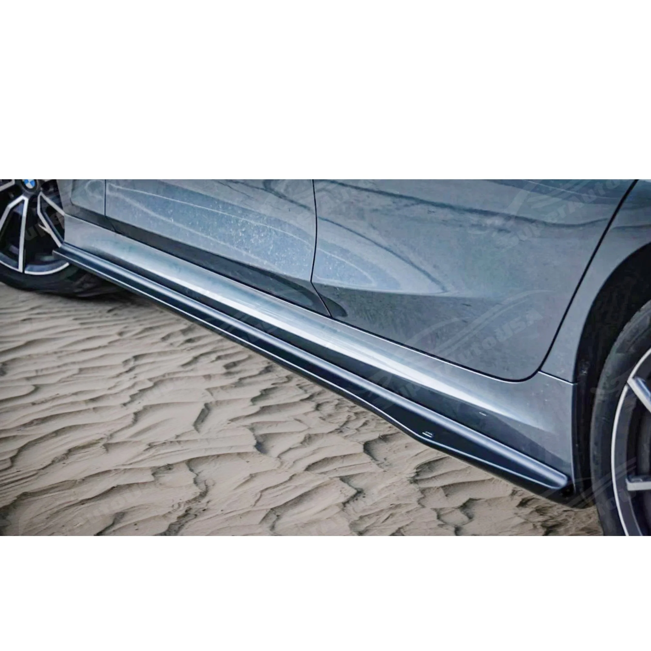 Fit 2019-2025 BMW 3 Series G20 M330i M340i VTEN M Sport Side Body Skirt Splitter Under Spoiler Rocker Panel Bottom Extension Lip - Image 5