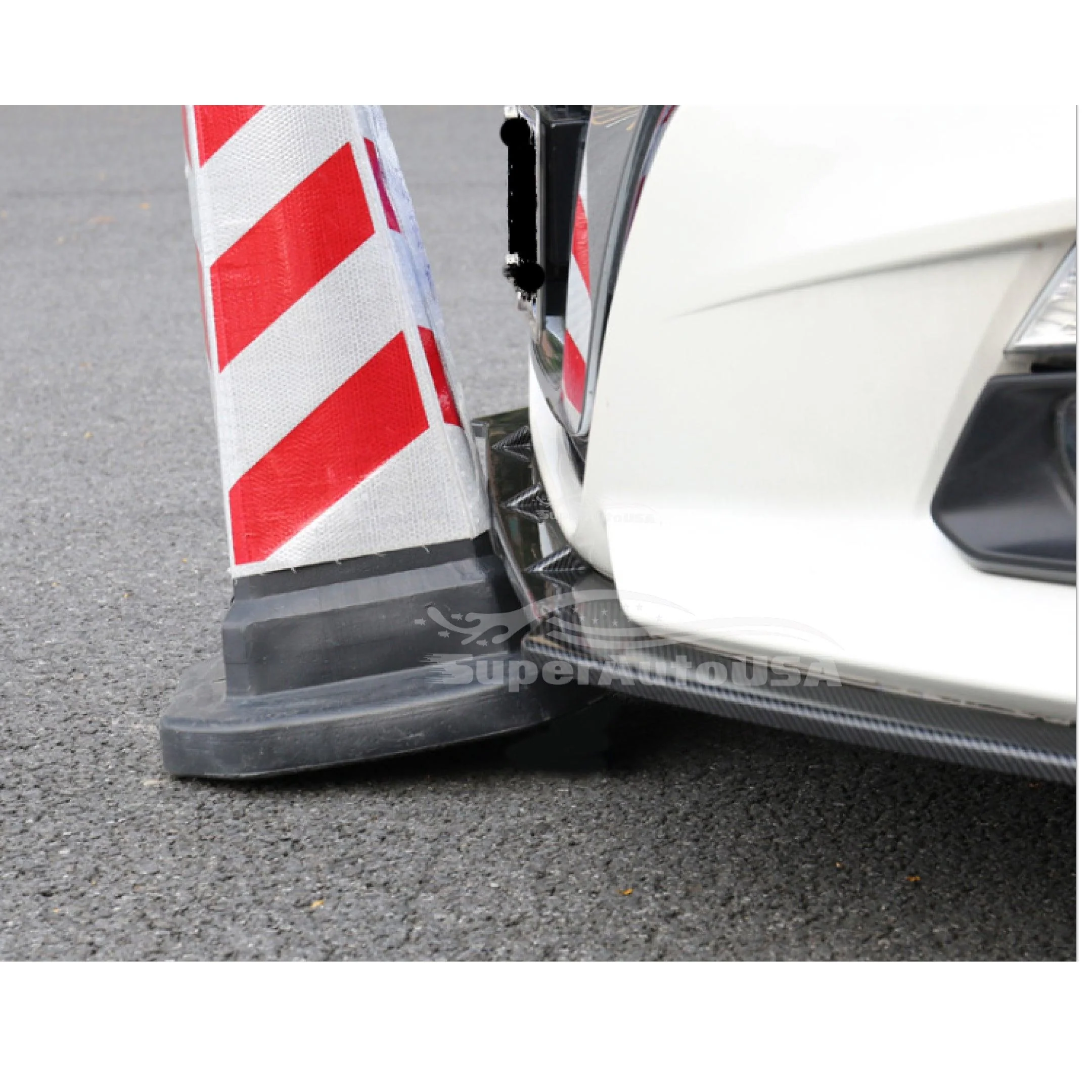 FIT 2020-2024 NISSAN Sentra FRONT BUMPER LIP SPOILER SPLITTER (Carbon Fiber Print) - Image 5