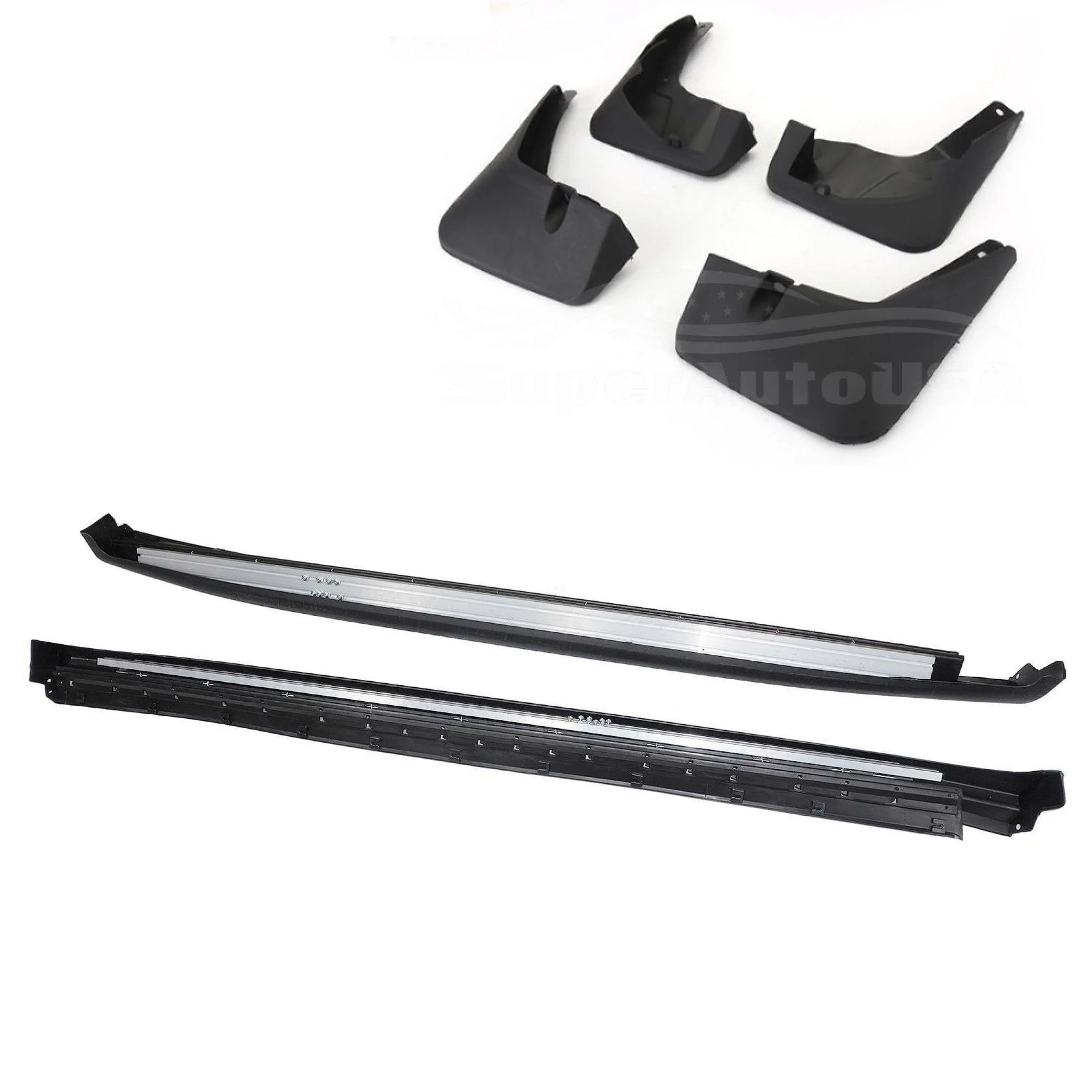 For Hyundai Palisade 2020-2022 Running Boards Side Step Nerf Bar & Mudguards - Image 3