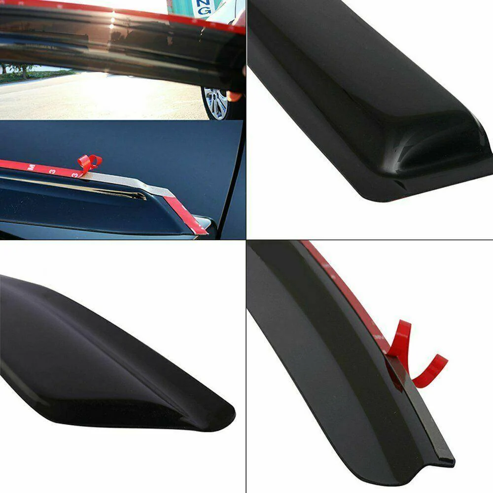 Fit 2020-2026 Toyota Corolla 4Dr Sedan In-Channel Vent Window Visors Rain Sun Wind Guards Shade Deflectors - Image 4