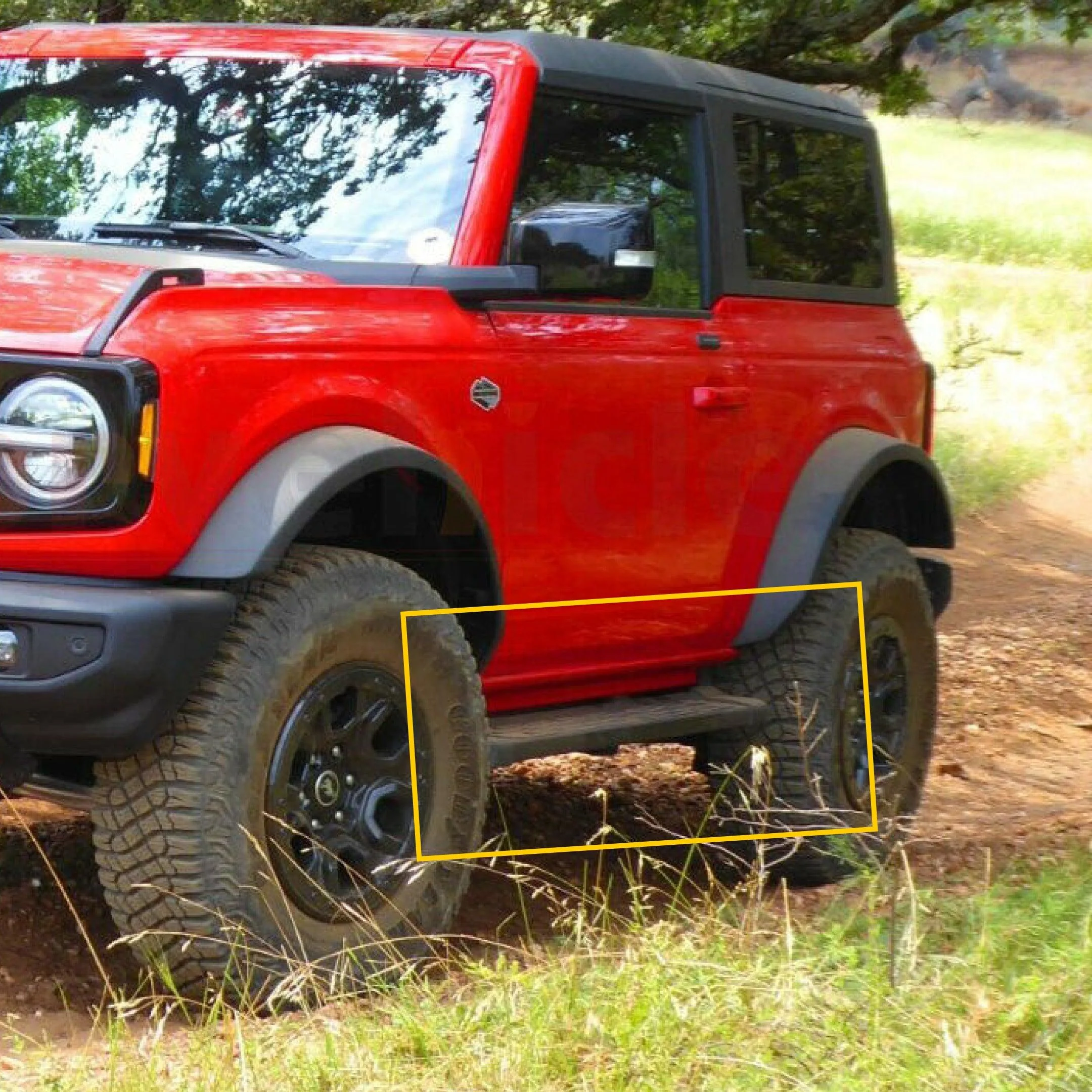 Fit 2021-2022 Ford Bronco 2 Door Running Boards Side Step Pedal Nerf Bar - Image 2