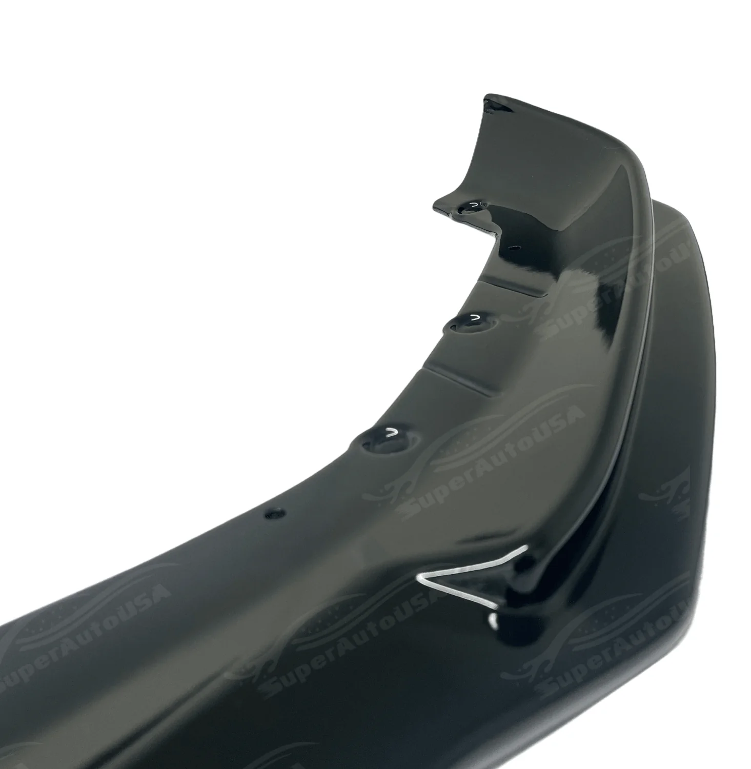 Fit 2017-2020 BMW 5 Series G30 M Sport Gloss Black Front Bumper Lip Spoiler - Image 5