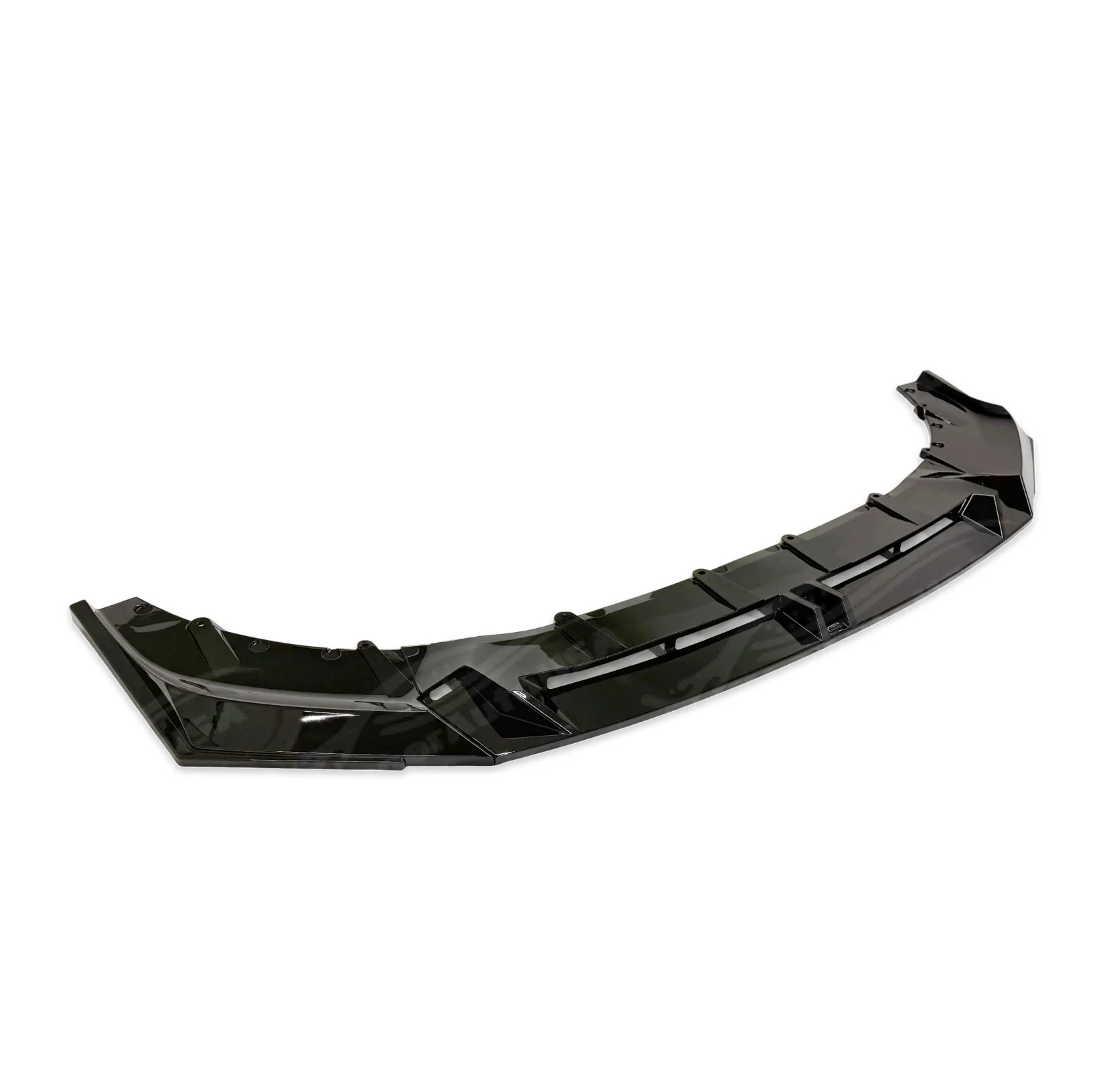 Fit 2023-2024 BMW 5 Series G60 M-Sport Pack VTEN Gloss Black Front Bumper Lip Spoiler - Image 8