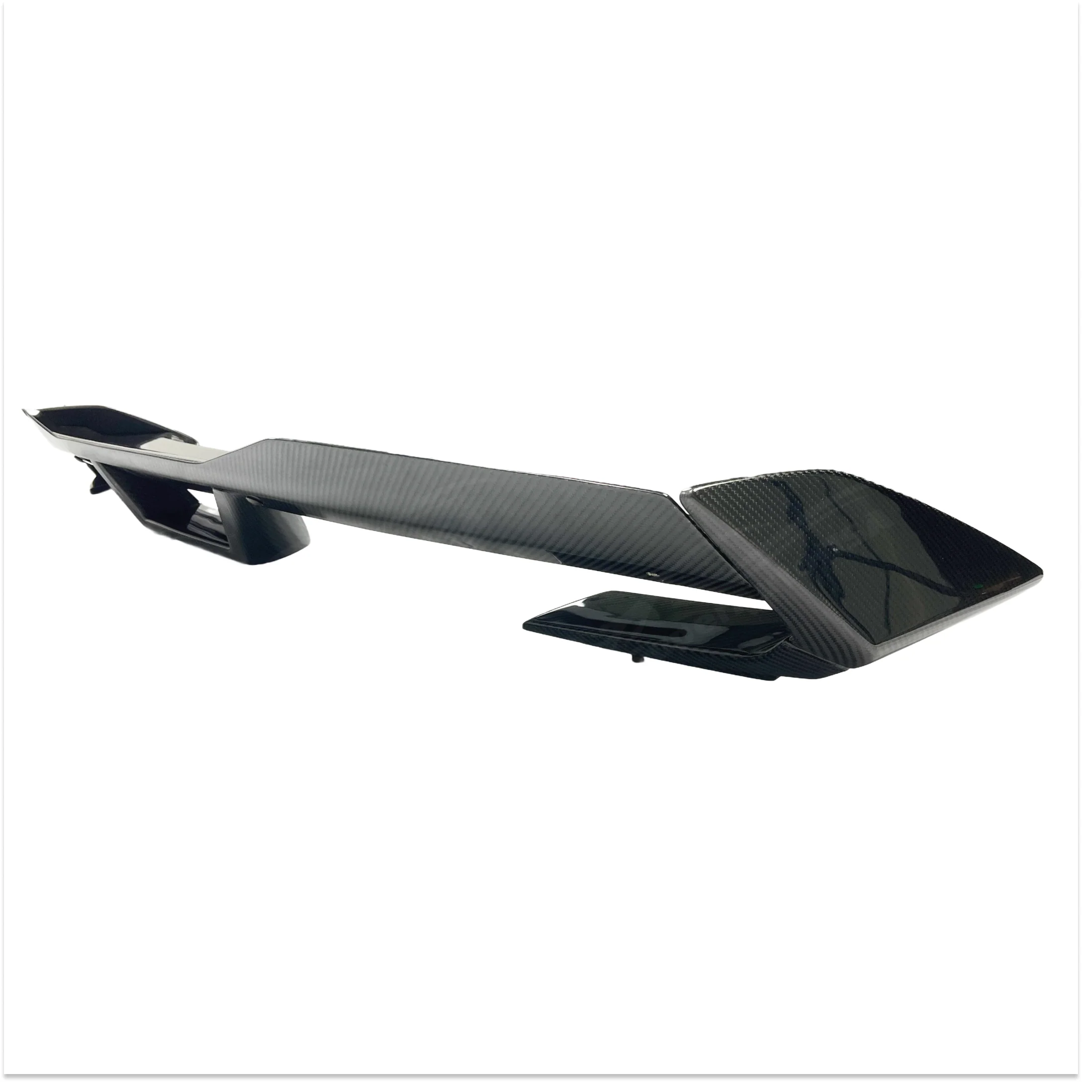 Fit 2024-2025 Ford Mustang Dark Horse Style Real Carbon Fiber Wing Gurney Flap Rear Spoiler - Image 5