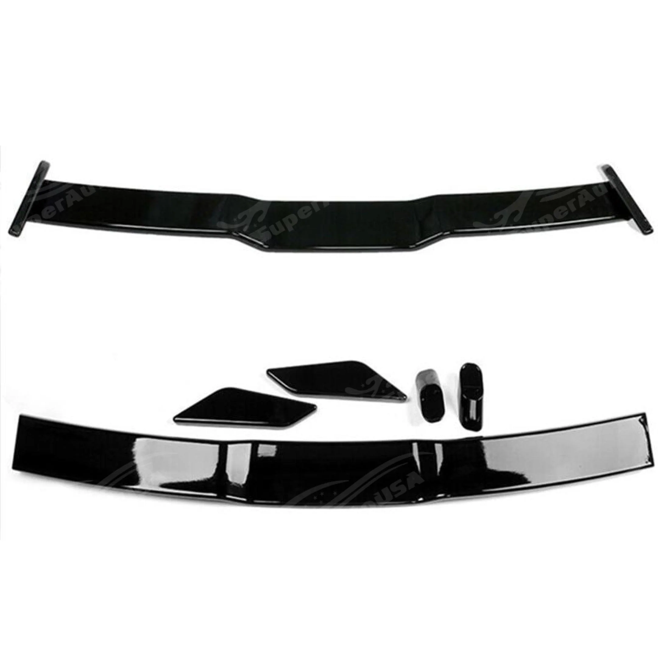 Fit 2025-2027 Toyota Camry Rear Trunk Spoiler ABS Painted (Gloss Black) - Image 5
