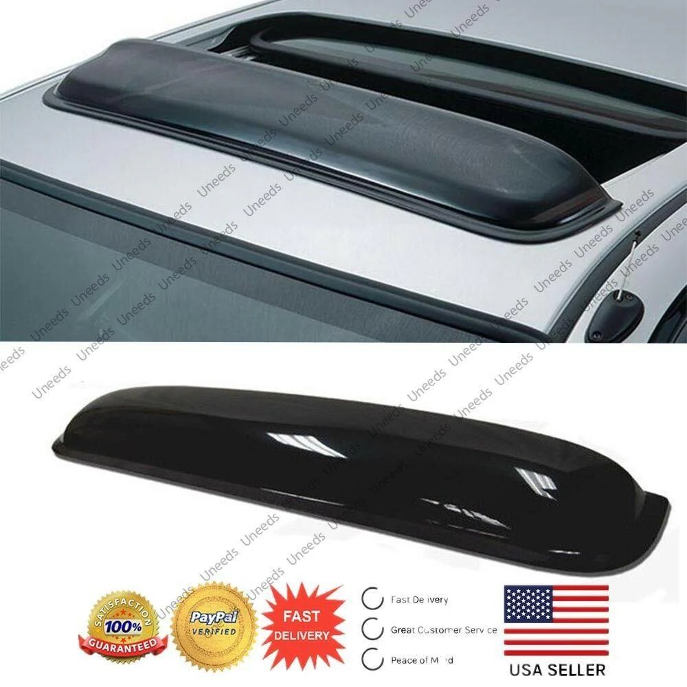 Fit Honda Accord Smoke Tinted Sun Rain Shade Roof Window Deflector - Image 10