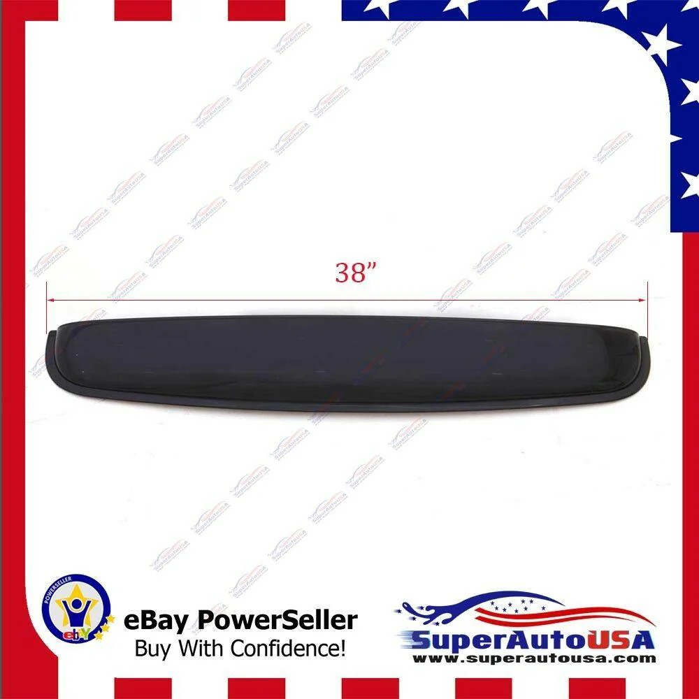 Fit Honda Accord Smoke Tinted Sun Rain Shade Roof Window Deflector - Image 9