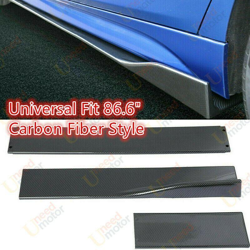 Fit ACURA Rocker Panel Lips Side Body Skirt Extensions Sedan COUPE - Image 10