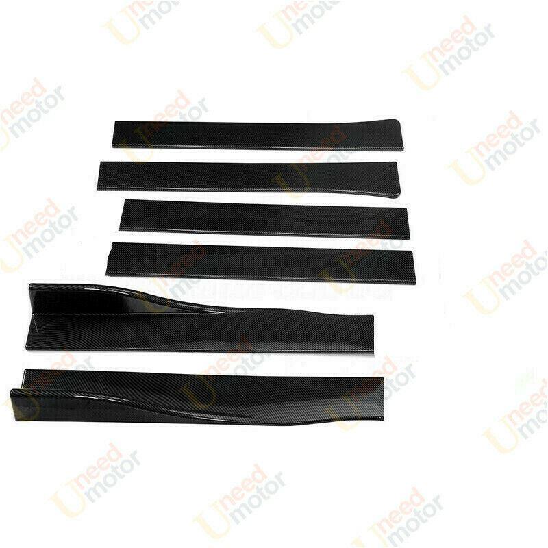 Fit DODGE Universal Rocker Panel Lips Side Body Skirt Extensions - Image 11