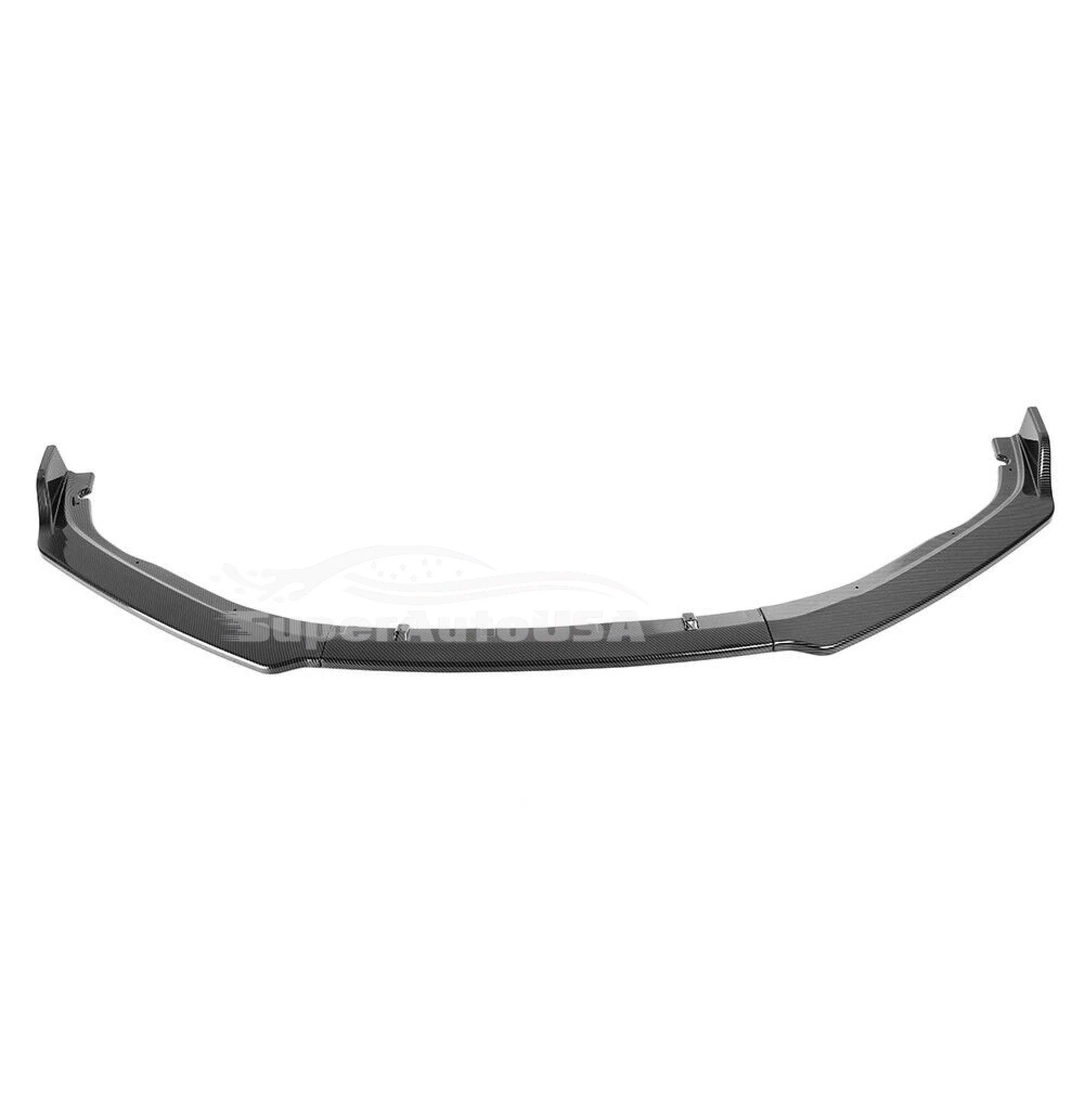 Fit 2018-2023 Honda Accord 4Dr Sedan Front Bumper Lip Spoiler (Carbon Fiber Print) - Image 5