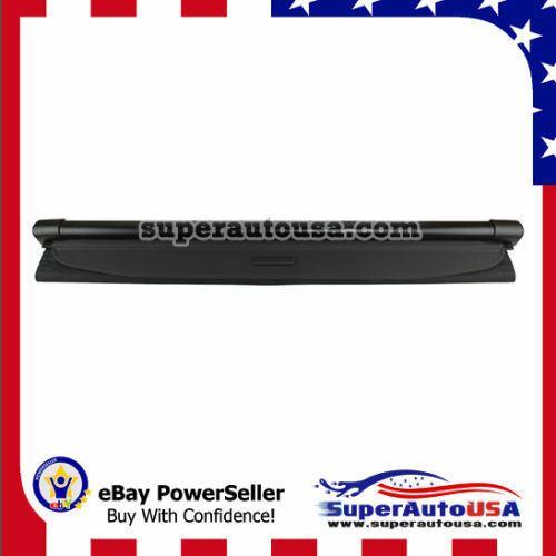 Fits 2008-2015 SMART Fortwo Rear Trunk Retractable Tonneau Cargo Cover (Black) - Image 4