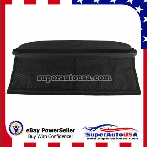 Fits 2008-2015 SMART Fortwo Rear Trunk Retractable Tonneau Cargo Cover (Black) - Image 5