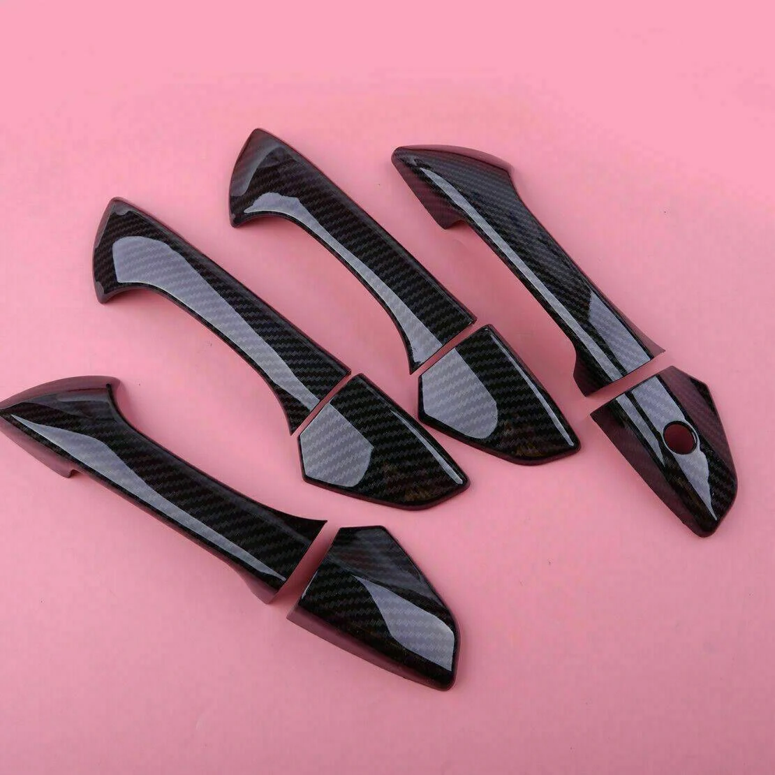 Fit 2008-2012 Honda Accord Sedan Door Handle Covers Trims (Carbon Fiber Print) - Image 6
