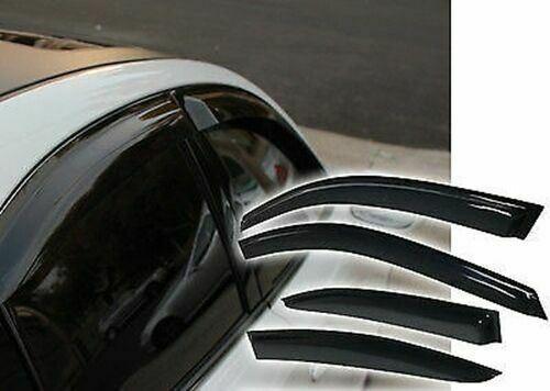 Fit 2008-2017 Mitsubushi Lancer Dark Smoke JDM Style Window Visors - Image 3