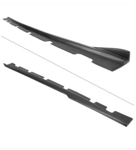 Fit 2011-2025 Dodge Charger SRT Style Side Skirts Extension kit (Unpainted Matte Black) - Image 3
