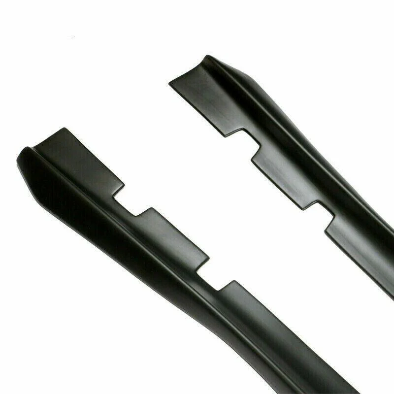 Fit 2011-2021 Dodge Charger Side Skirts Extension Body Kit (Unpainted Matte Black) - Image 5