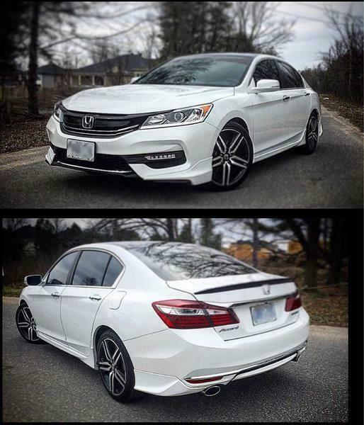 Fit 2013-2017 Honda Accord 4DR OEM Style Rear Trunk Lip Spoiler Wing - Image 2