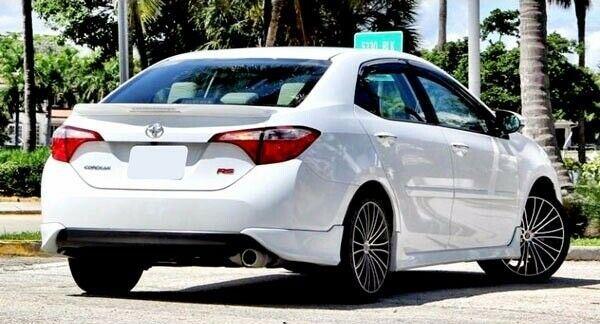 Fit 2014-2019 Toyota Corolla Side Skirts Body Kits (Unpainted Matte Black) - Image 3