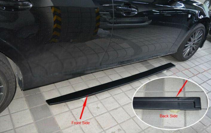 Fit 2016-2020 Lexus GS GSF Sports Side Skirts pair Body Kit Black PP VIP - Image 7