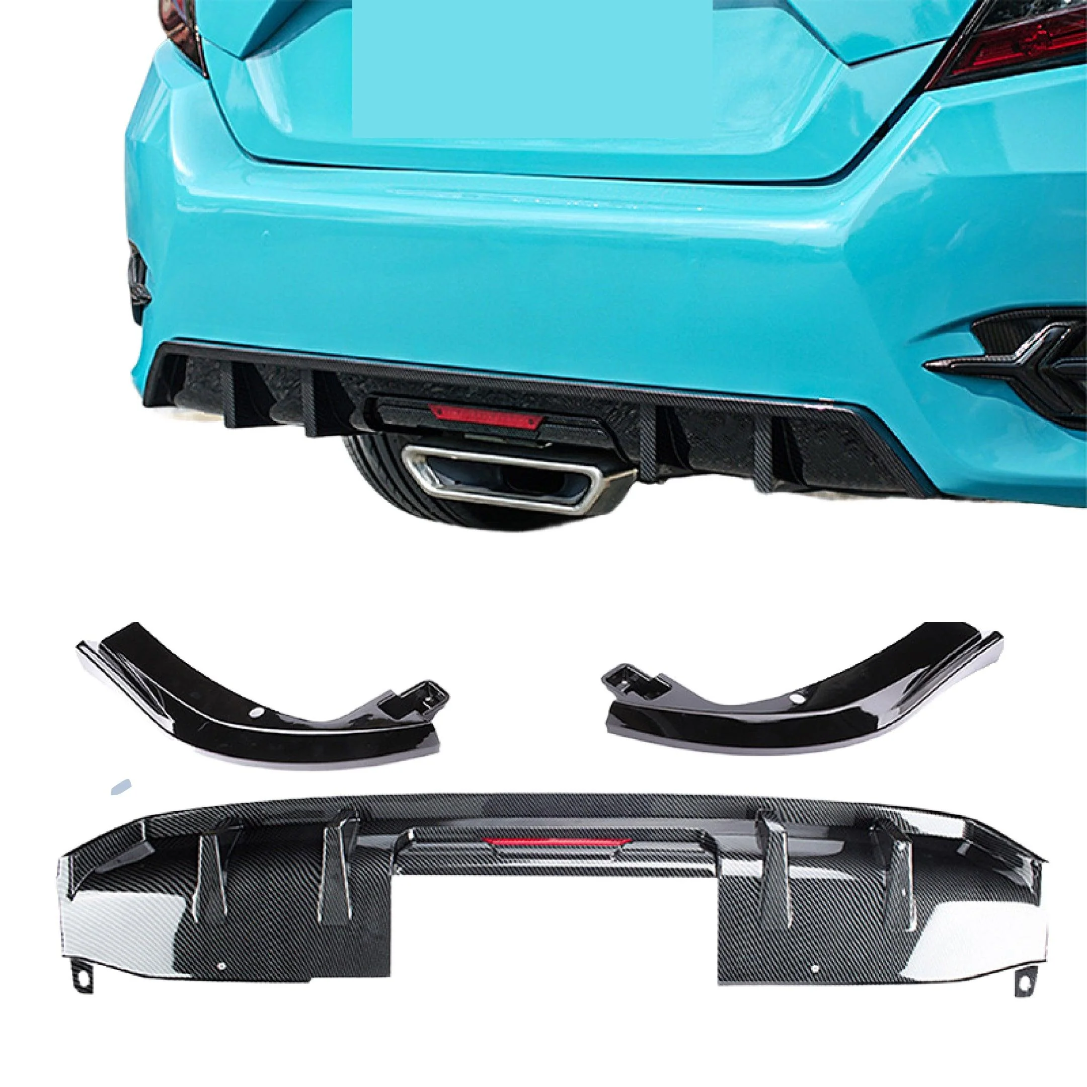 Rear Diffuser & Rear Corners - LED Light  | Fits Honda Civic ( 16-21 ) - Image 2