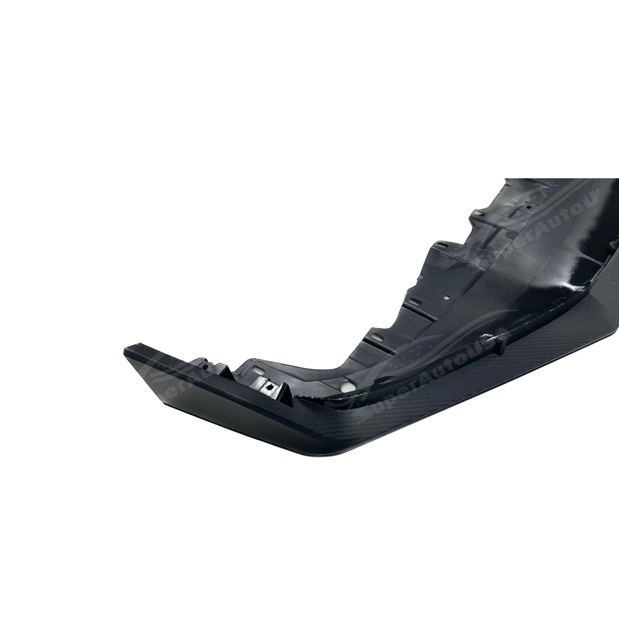 Fit for 2017-2021 Honda Civic Type R FK8 Hatchback Matte Black Carbon Pattern Front Bumper Lip - Image 6
