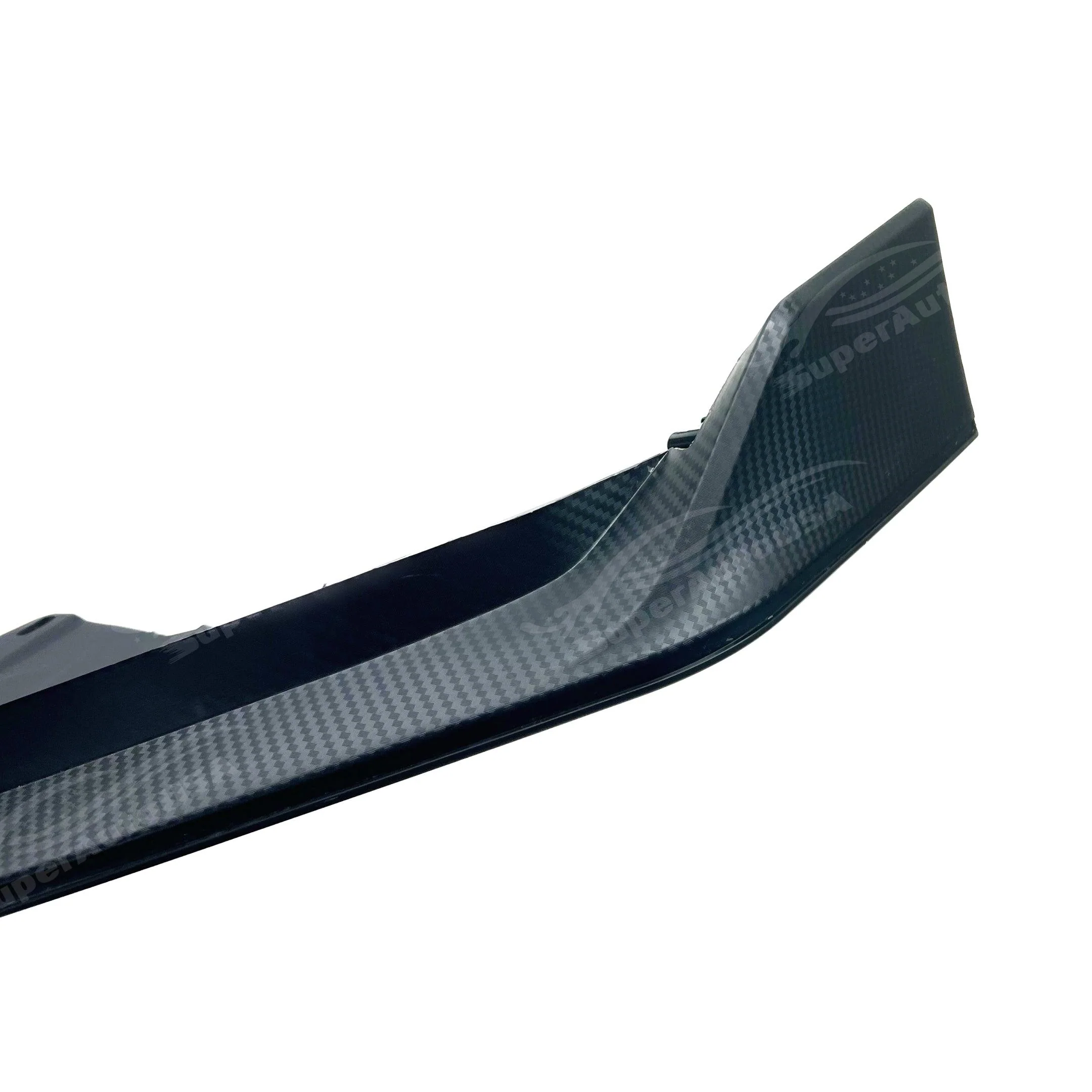 Fit for 2017-2021 Honda Civic Type R FK8 Hatchback Matte Black Carbon Pattern Front Bumper Lip - Image 8