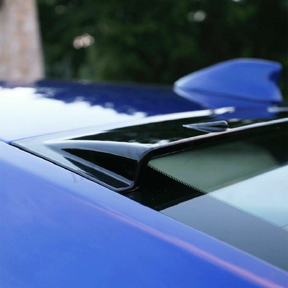 Fit 2018-2023 Honda Accord Rear Window Visor Roof Spoiler Wing (Gloss Black) - Image 4