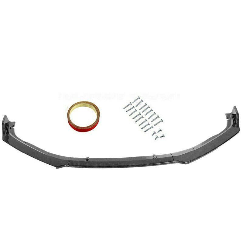 Fit 2019-2020 NISSAN ALTIMA FRONT BUMPER LIP SPOILER (Carbon Fiber Print) - Image 4