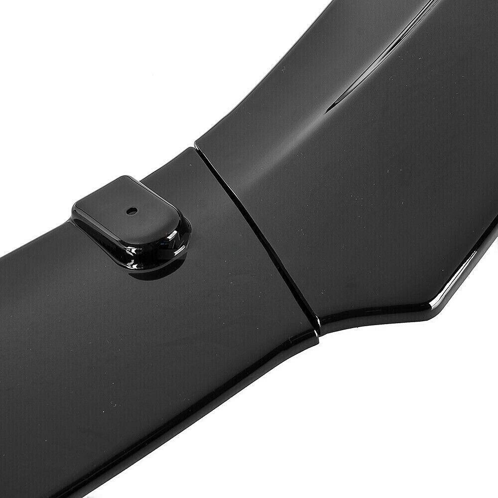Fit 2020-2024 NISSAN Sentra FRONT BUMPER LIP SPOILER SPLITTER (Gloss Black) - Image 4