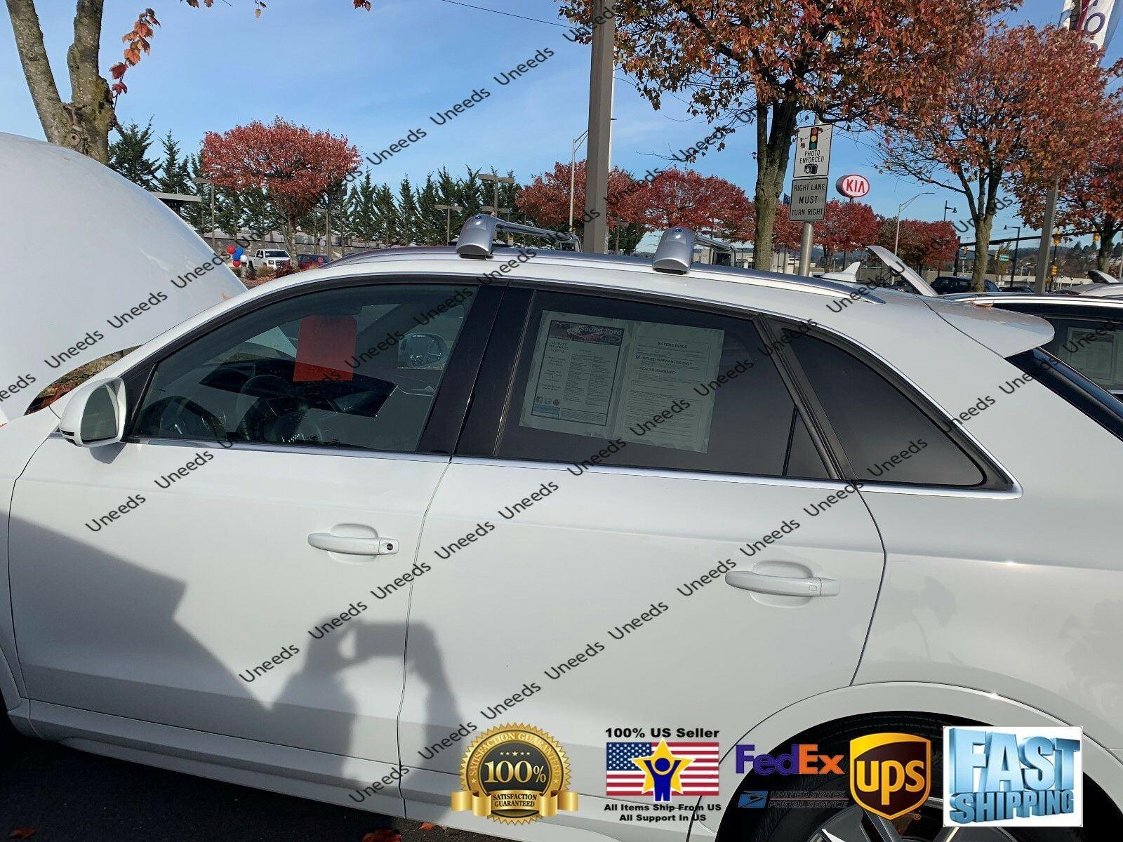 Fit 2006-2025 Audi Q3 Sliver Roof Rack Crossbar Baggage Luggage Carrier - Image 10