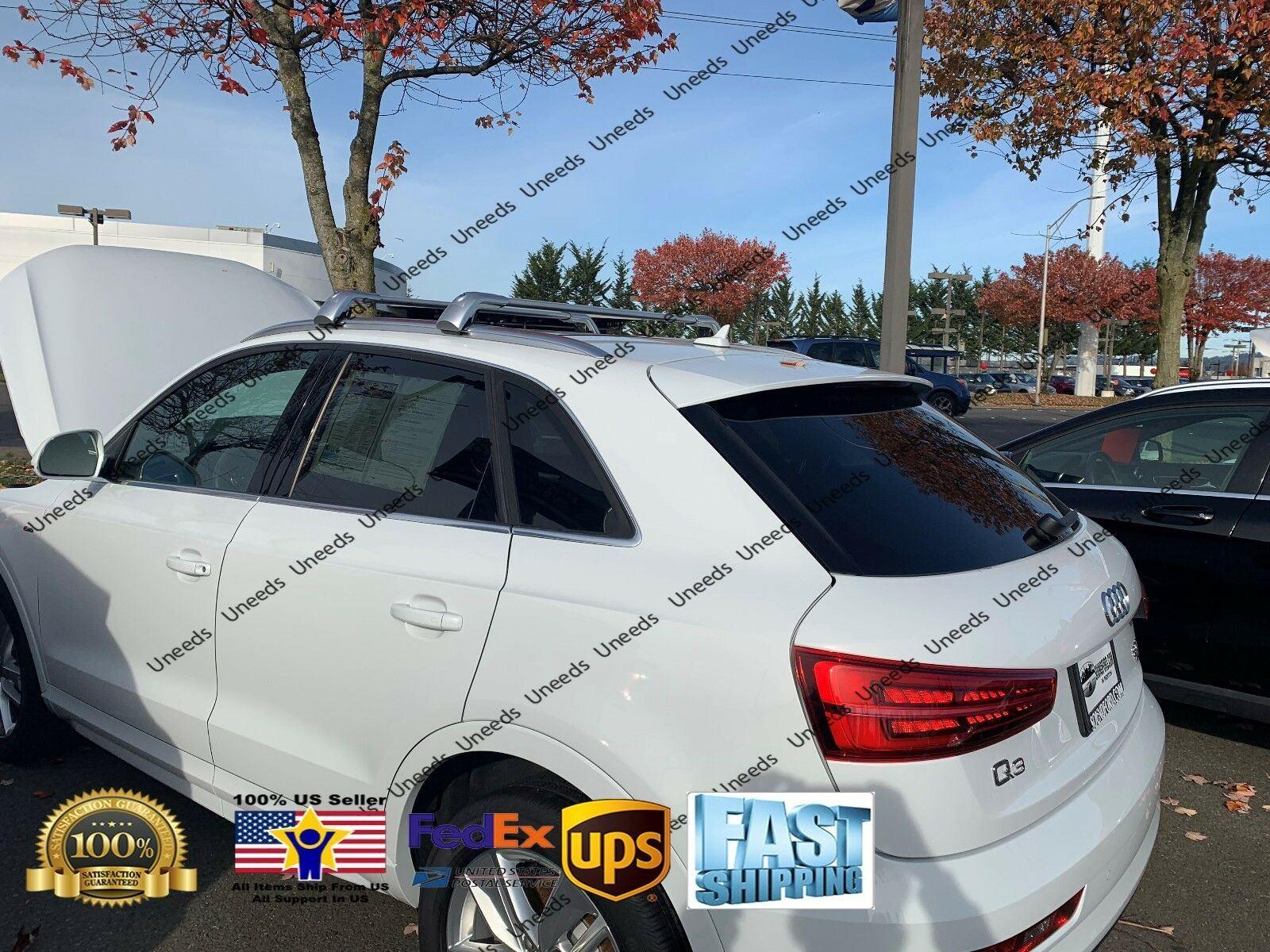 Fit 2006-2025 Audi Q3 Sliver Roof Rack Crossbar Baggage Luggage Carrier - Image 4