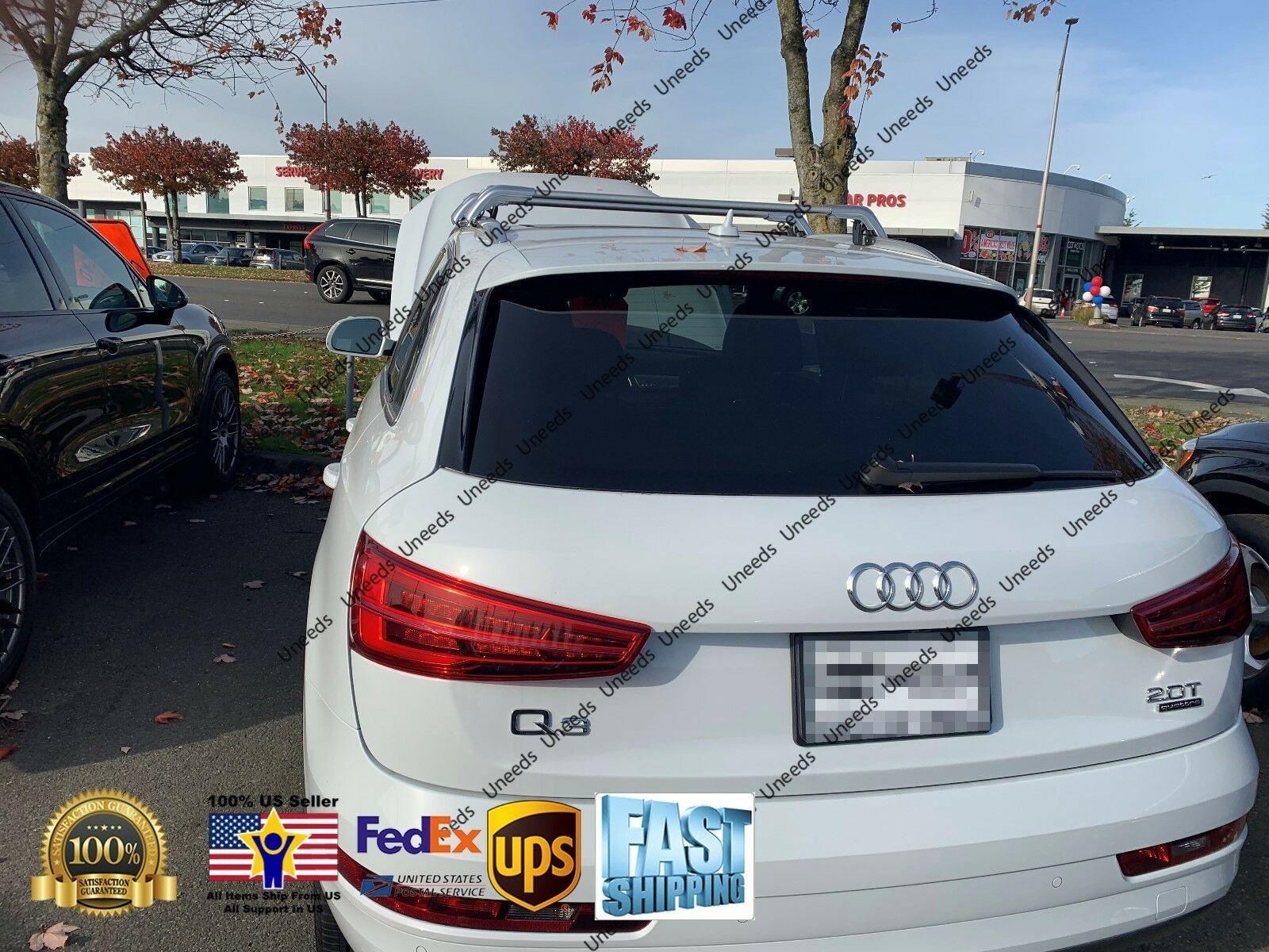 Fit 2006-2025 Audi Q3 Sliver Roof Rack Crossbar Baggage Luggage Carrier - Image 5