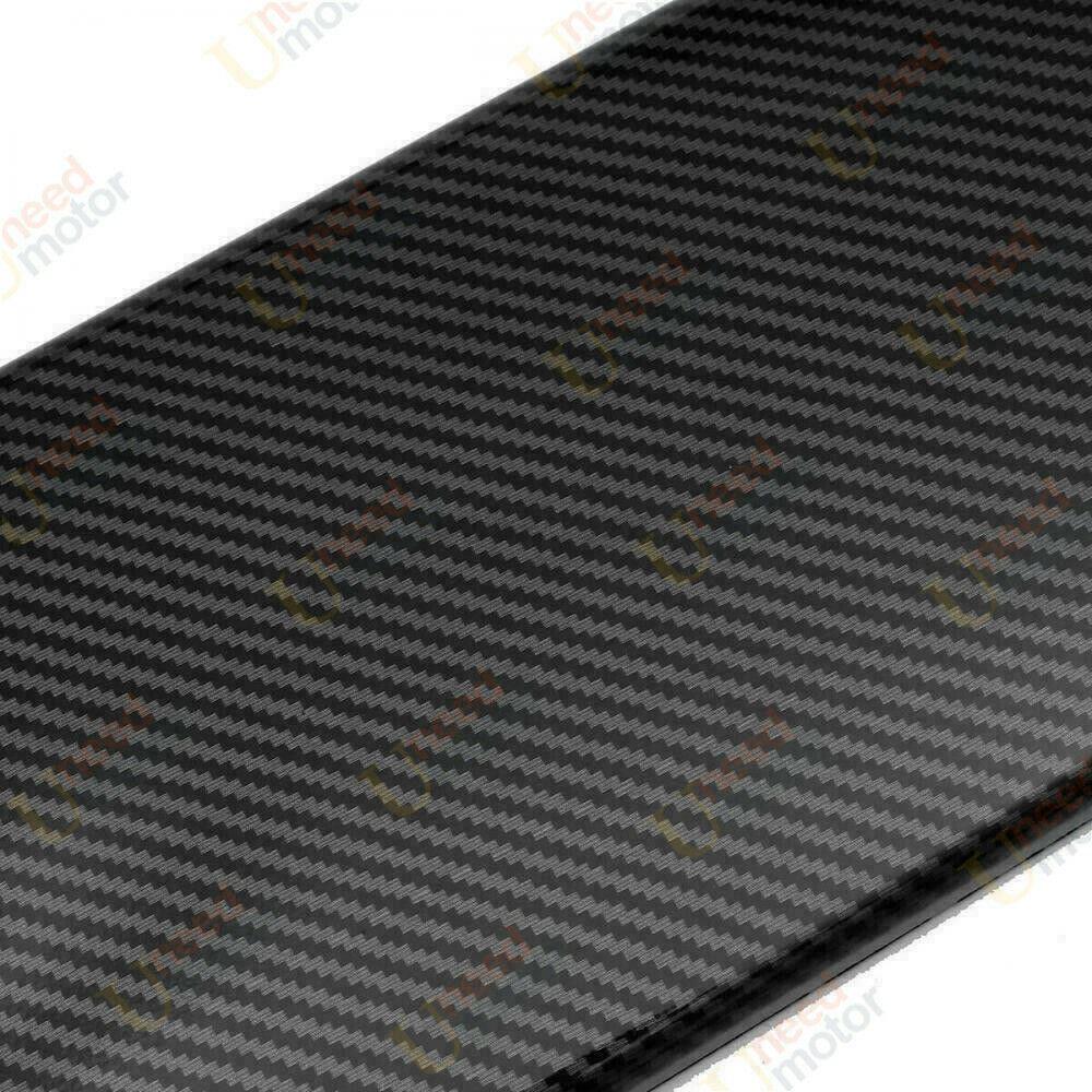 Fit Honda Accord 86.6" Side Body Skirt with Extensions Spoiler (Carbon Fiber Style) - Image 10