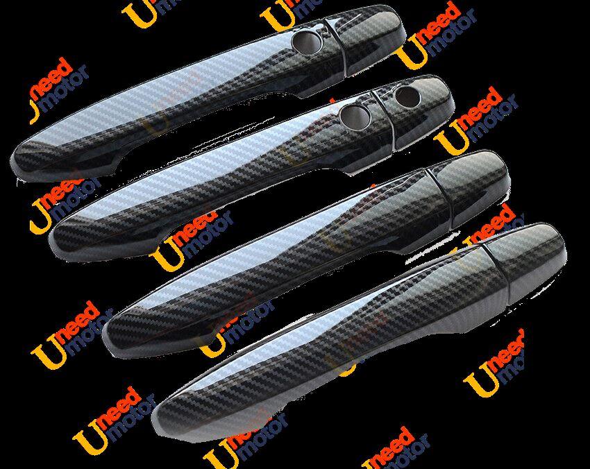 Fit 2012-2016 Honda CR-V Side Door Handle Cover (Carbon Fiber Print) - Image 6