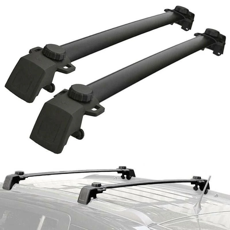 Fit 2017-2020 Jeep Compass Cross Bar Baggage Roof Rack OE Style Crossbars - Image 4