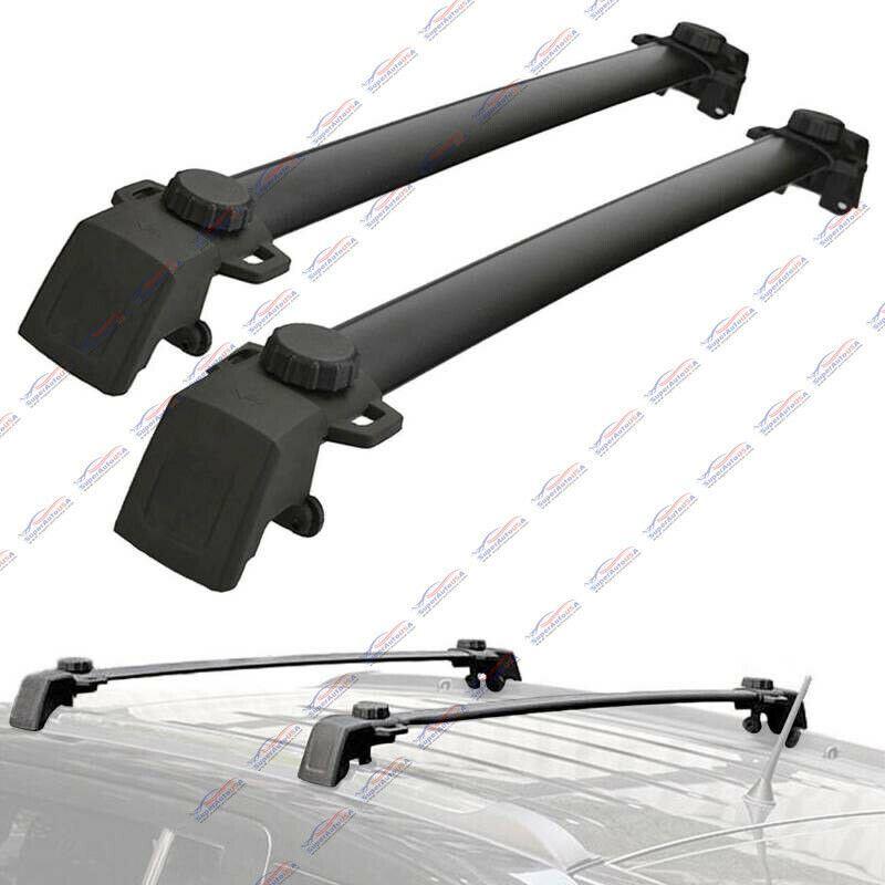Fit 2017-2020 Jeep Compass Cross Bar Baggage Roof Rack OE Style Crossbars - Image 5