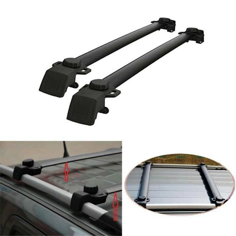 Fit 2017-2020 Jeep Compass Cross Bar Baggage Roof Rack OE Style Crossbars - Image 6