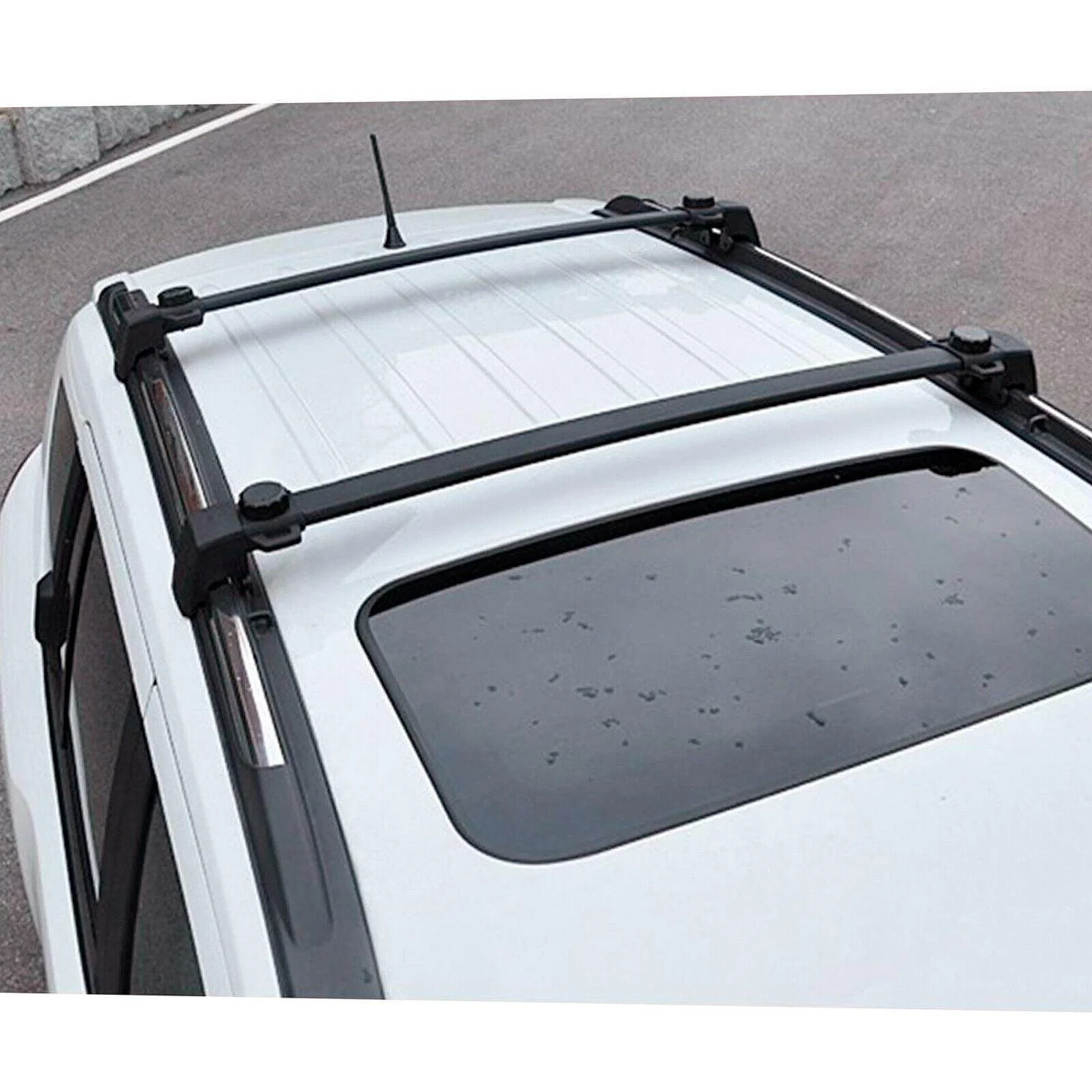 Fit 2017-2020 Jeep Compass Cross Bar Baggage Roof Rack OE Style Crossbars - Image 8