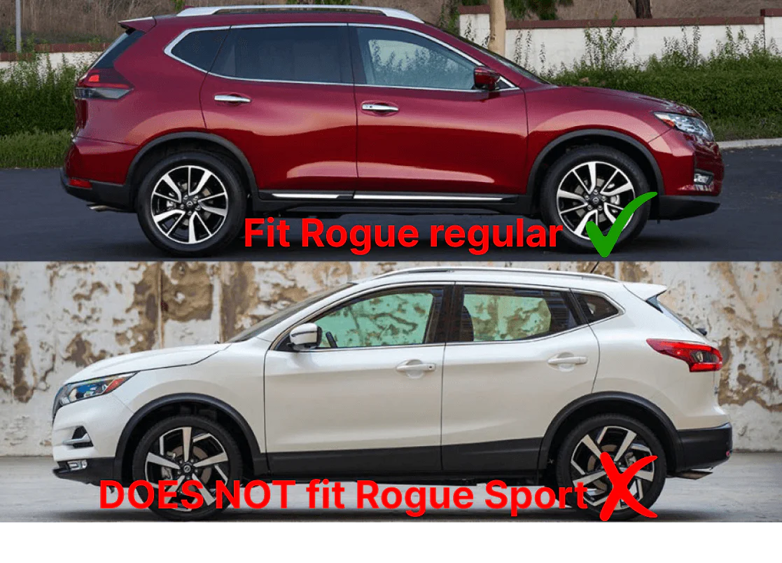 Fits 2014-2019 Nissan Rogue Rear Trunk Retractable Tonneau Cargo Cover and Free Net (Black) - Image 2