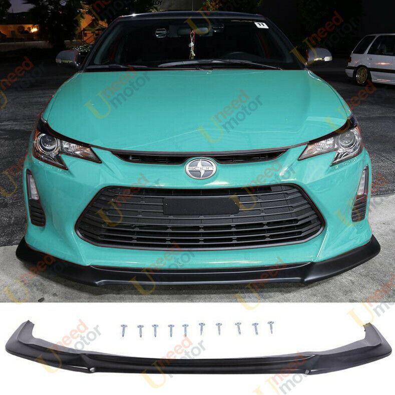 Fit 2014-2016 Scion TC All Model Black GT Style Front Bumper Lip Spoiler - Image 3