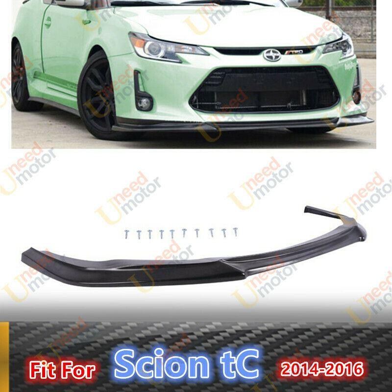 Fit 2014-2016 Scion TC All Model Black GT Style Front Bumper Lip Spoiler - Image 4