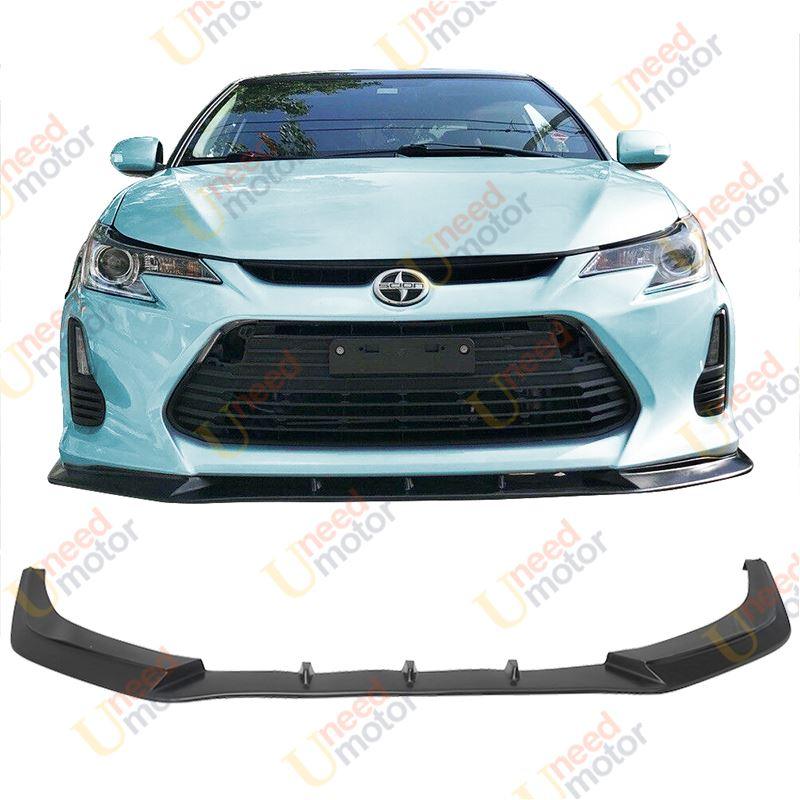 Fit 2014-2016 Scion TC All Model Black V3 Style Front Bumper Lip Spoiler - Image 3