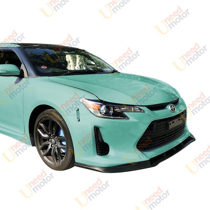 Fit 2014-2016 Scion TC All Model Black V3 Style Front Bumper Lip Spoiler - Image 4
